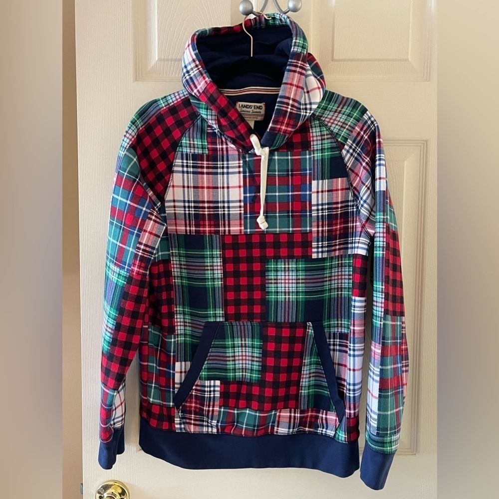Lands’ End hooded sweatshirt • Mens small - Picture 1 of 8